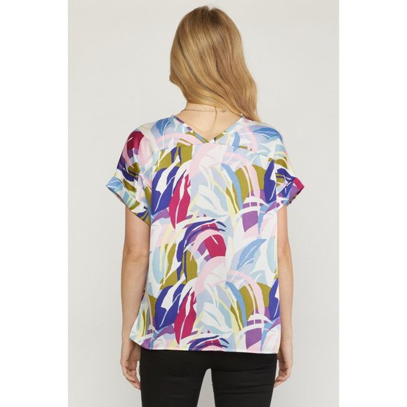 Entro Abstract Double V Top - Picture 4 of 7